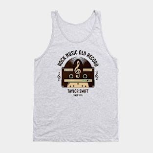 vintage cassette old music record b12 Tank Top